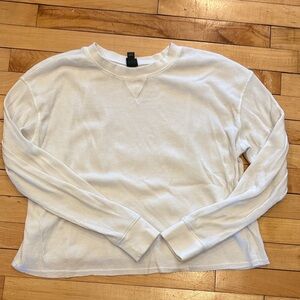 Wild Fable waffle knit long sleeve top size medium